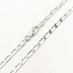 Load image into Gallery viewer, Silver Flat Paperclip Necklace