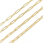 Load image into Gallery viewer, 14K Gold Filled Hammered Paperclip Chain. 2903LGF
