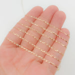 Load image into Gallery viewer, 14K Solid Yellow Gold Flat Open Curb Chain