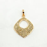 Load image into Gallery viewer, DC366. Diamond Sterling Silver Fancy Shape Pendant