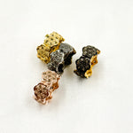 Load image into Gallery viewer, DC741. Diamond Sterling Silver Spacer Bead
