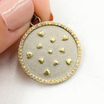Load image into Gallery viewer, DP691. Diamond Sterling Silver Round Heart Pendant