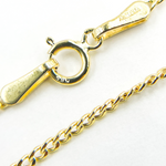 Load image into Gallery viewer, 14K Gold Flat Curb Necklace