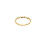 Load image into Gallery viewer, 14k Solid Gold Diamond Bead Ring.