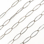 Load image into Gallery viewer, Sterling Silver Smooth Marquis Shape Link Chain