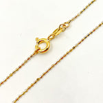 Load image into Gallery viewer, Buy 14K Solid Gold Satellite Yellow and White Gold Chain