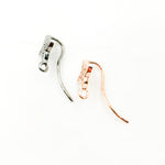 Load image into Gallery viewer, Diamond Sterling Silver Ear Wire