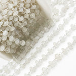 Load image into Gallery viewer, Rainbow Moonstone Silver Chain
