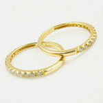 Load image into Gallery viewer, 14K Solid Gold Diamond Ring.
