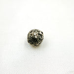 Load image into Gallery viewer, DC171. Diamond Sterling Silver Round Bead