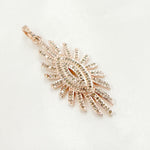 Load image into Gallery viewer, DP108. Diamond Sterling Silver Fancy Pendant