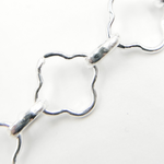 Load image into Gallery viewer, Sterling Silver Clover Link Chain
