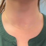 Load image into Gallery viewer, Gold Cable Necklace