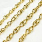 Load image into Gallery viewer, Shop Now Gold Plated Sterling Silver Hollo Infinite Link Chain