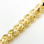 Load image into Gallery viewer, 100HVI2004000. 14K Solid Yellow Gold Franco Hollow Chain Necklace