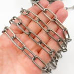 Load image into Gallery viewer, Silver Textured Paperclip Chains