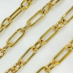 Load image into Gallery viewer, Gold Plated 925 Sterling Silver Smooth Oval Link Hollow Chains