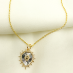 Load image into Gallery viewer, Sterling Silver with Diamonds Shield Shape Charm