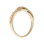 Load image into Gallery viewer, 14K Solid Gold Diamond Ring.