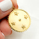 Load image into Gallery viewer, Buy Silver Round Star Pendants