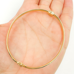 Load image into Gallery viewer, Bangle16. 14K Solid Gold Matte Textured Bangle