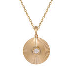 Load image into Gallery viewer, 14K Solid Gold Diamond Necklace