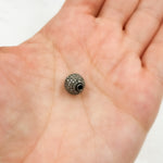 Load image into Gallery viewer, DC570. Diamond & Sterling Silver Round Bead