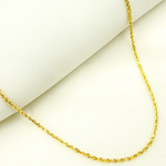 Load image into Gallery viewer, 14K Solid Yellow Gold Rope Chain