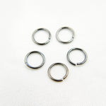 Load image into Gallery viewer, MFT080DE6BR. 6MM 20Gauge Black Rhodium Open Jump Ring