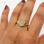 Load image into Gallery viewer, RFE19505. 14K Solid Gold Diamond Ring
