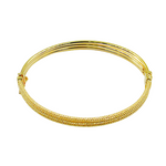 Load image into Gallery viewer, Bangle1. 14K Solid Gold Bangle Smooth Hammered