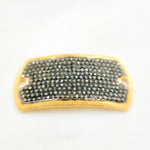 Load image into Gallery viewer, DC974. Diamond & Sterling Silver Rectangle Connector