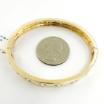 Load image into Gallery viewer, KG95. 14K Solid Gold Diamonds Bangle