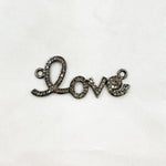 Load image into Gallery viewer, DC590. Diamond Sterling Silver Love Pendant