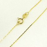 Load image into Gallery viewer, 14k Solid Yellow Gold Solid Rectangular Box Chain