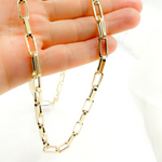 Load image into Gallery viewer, 14K Solid Gold Flat Box Link Chains