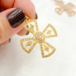 Load image into Gallery viewer, DP110. Diamond Sterling Silver Cross Pendant