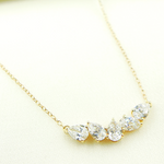 Load image into Gallery viewer, NFL70358. 14K Solid Gold Diamond Necklace