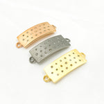 Load image into Gallery viewer, DC346. Diamond & Sterling Silver Rectangle Connector