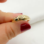 Load image into Gallery viewer, 14K Solid Yellow Gold Diamond Stars Ring.