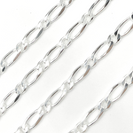 Load image into Gallery viewer, Z74SS. Sterling Silver Figaro Chain