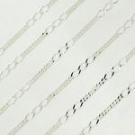 Load image into Gallery viewer, Buy Silver 3 Links Long and Curb Chain in Between