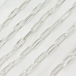 Load image into Gallery viewer, Sterling Silver Paperclip Chain