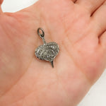 Load image into Gallery viewer, DC453. Diamond Sterling Silver Leaf Pendant