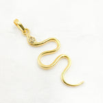 Load image into Gallery viewer, Shop Now Sterling Silver Snake Pendant