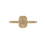 Load image into Gallery viewer, 14K Yellow Gold Diamond Rectangle Jewelry Set