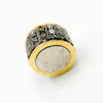 Load image into Gallery viewer, DC665. Diamond & Sterling Silver Magnetic Barrel Clasp