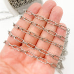 Load image into Gallery viewer, Oxidized Sterling Silver Hammered Long and Short Chain