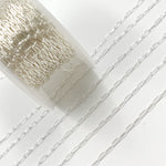 Load image into Gallery viewer, Silver Paperclip Chain