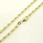 Load image into Gallery viewer, Solid Yellow Gold Diamond Cut Marina Link Bracelet